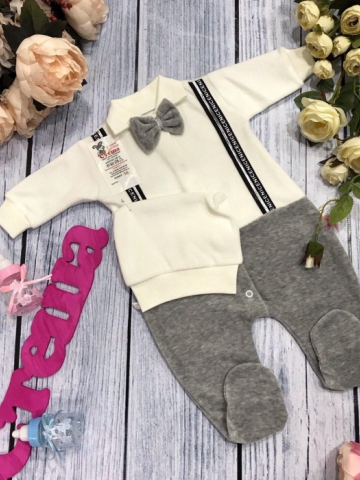 Купить оптом 109. Комбинезон с шапкой,100% хлопок интерлок в Белгороде