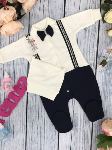 Купить оптом 207. Комбинезон ясельный с шапкой,100% хлопок интерлок в Белгороде